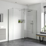Iconix Optional 300mm Wetroom Hinged Splash Panel