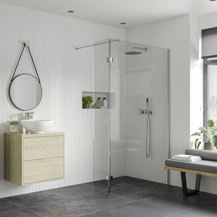 Iconix Wetroom Panel & Support Bar