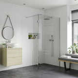 Iconix Optional 300mm Wetroom Hinged Splash Panel