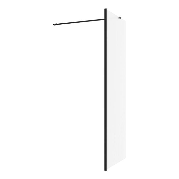 Iconix Fluted Wetroom Panel & Side Panel Arm