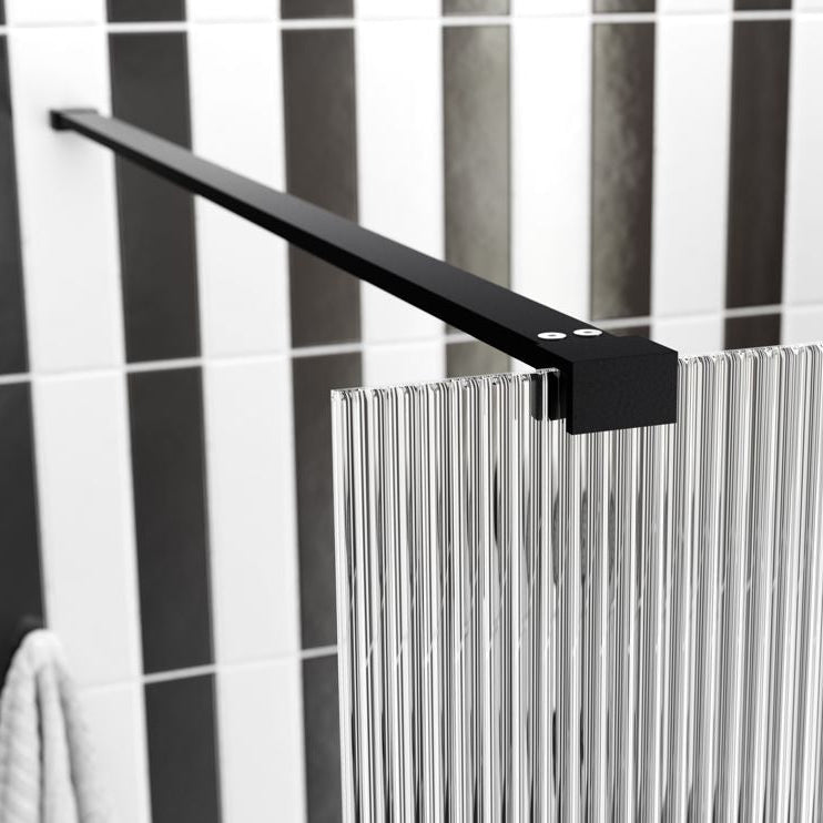 Iconix Fluted Wetroom Panel & Support Arm
