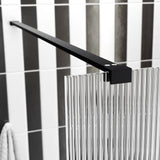 Iconix Fluted Wetroom Panel & Support Arm