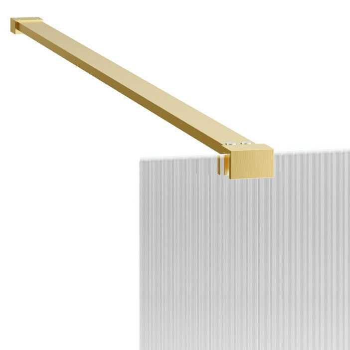 Iconix Fluted Wetroom Panel & Support Arm