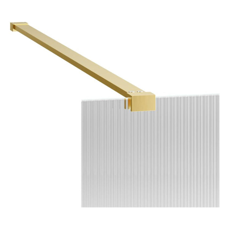 Iconix Fluted Wetroom Panel & Side Panel Arm
