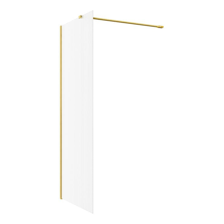 Iconix Fluted Wetroom Panel & Side Panel Arm