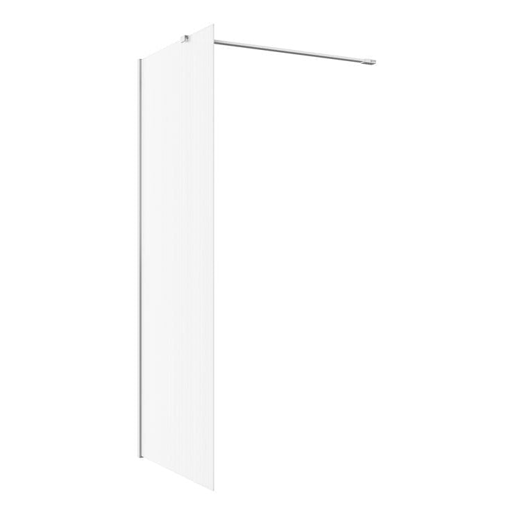 Iconix Fluted Wetroom Panel & Side Panel Arm