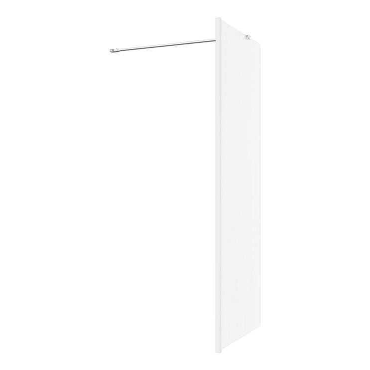 Iconix Fluted Wetroom Panel & Side Panel Arm