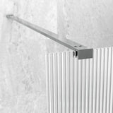Iconix Fluted Wetroom Panel & Support Arm