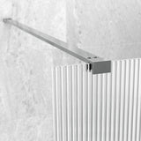 Iconix Fluted Wetroom Panel & Side Panel Arm