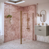 Iconix Optional 1950x300x8mm Rotatable Wetroom Panel (Full Hinge)
