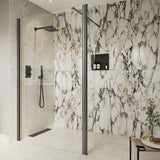 Iconix Optional 1950x300x8mm Rotatable Wetroom Panel (Full Hinge)