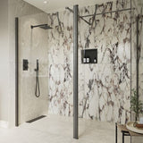 Iconix Optional 1950x300x8mm Rotatable Wetroom Panel (Full Hinge)