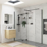 Iconix Optional 300mm Wetroom Hinged Splash Panel