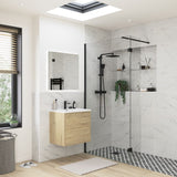 Iconix Optional 300mm Wetroom Hinged Splash Panel