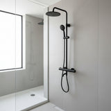 Aviro thermostatic shower mixer matte black
