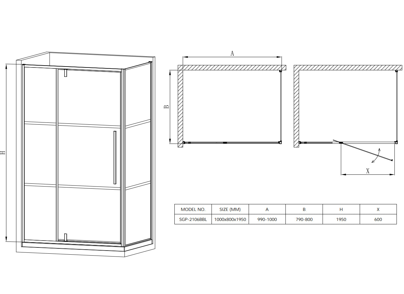 Product dimensions