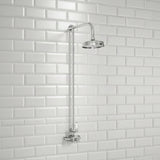 Traditional Rigid Riser Shower with Fixed Head