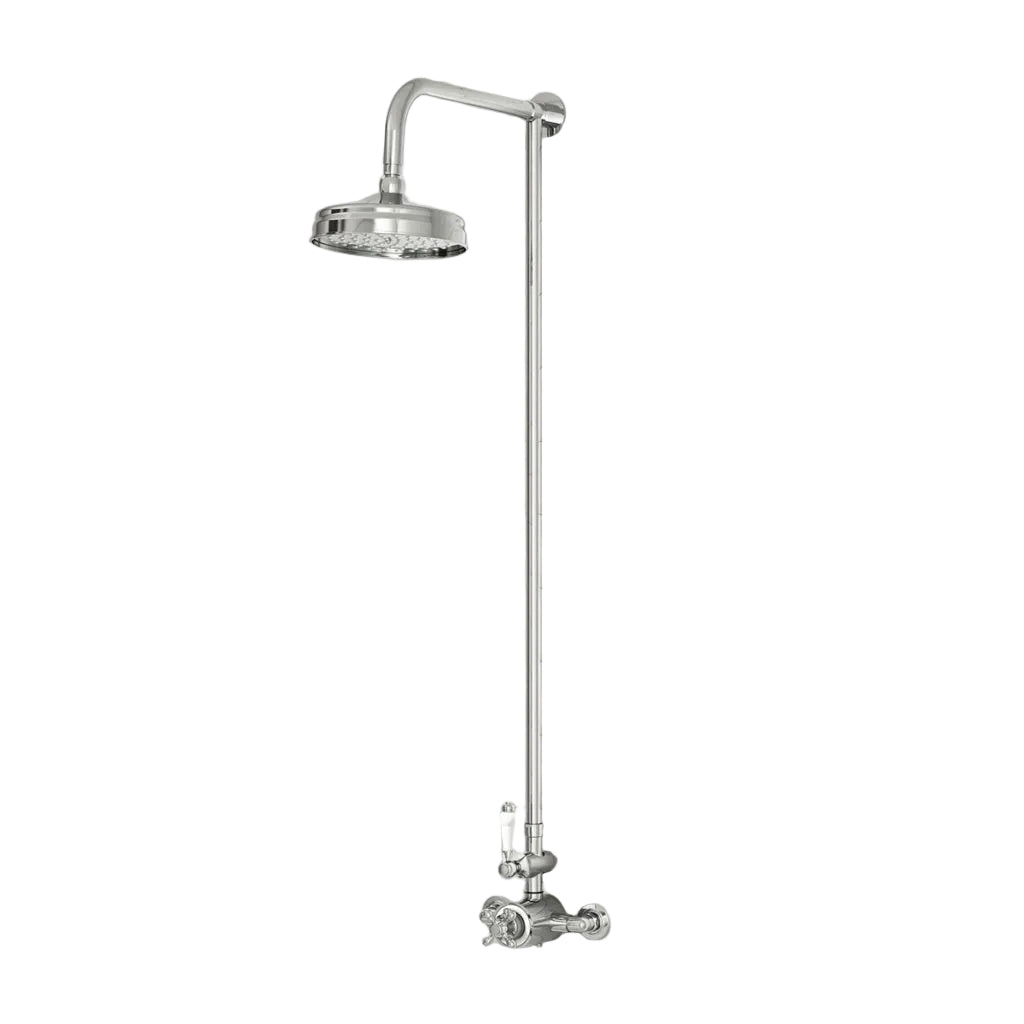 Traditional Rigid Riser Shower with Fixed Head