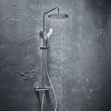 Messi Round Cool Touch Rigid Riser Shower