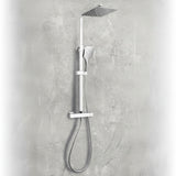 Helier Square Cool Touch Rigid Riser Shower
