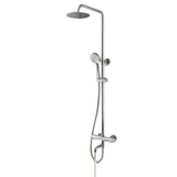 Solar Round Rigid Riser Shower With Bath Filler