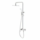 Clyro exposed shower mixer polished chrome