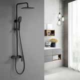 Clyro exposed shower mixer matte black