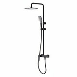 Clyro exposed shower mixer matte black
