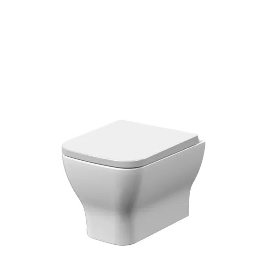 Synergy Acer Wall Hung Rimless Toilet Pan & Soft Close Seat