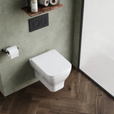 Synergy Acer Wall Hung Rimless Toilet Pan & Soft Close Seat