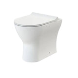 Synergy Freesia Round Back to Wall Toilet Pan With Seat