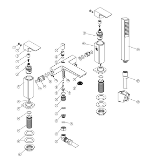 Berio Bath/Shower Mixer