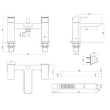 Berio Bath/Shower Mixer