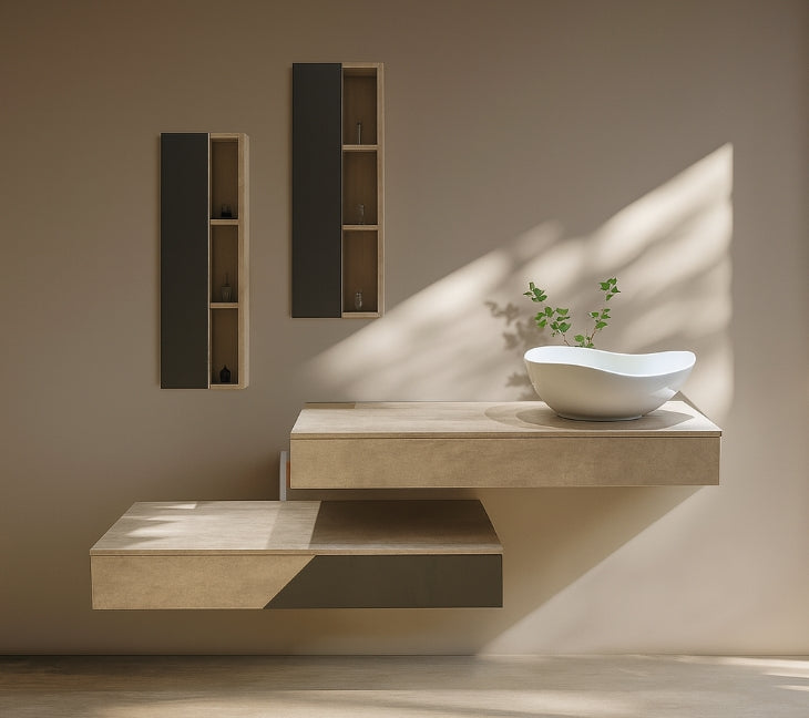 Arco wall hung cabinet vanity unit 1200mm X 500mm