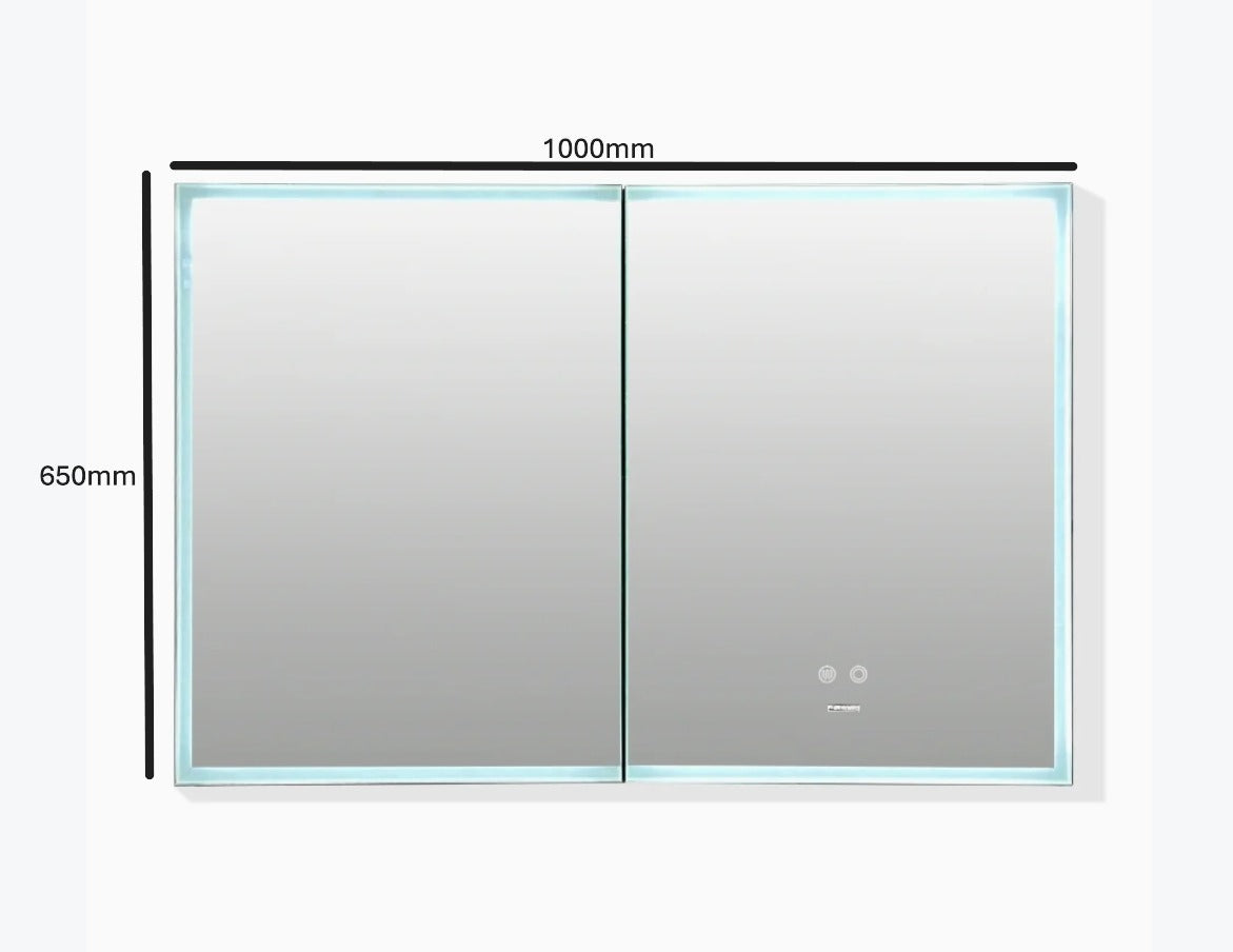 Sereno porcelain wall hung vanity set 1000MM X 500MM