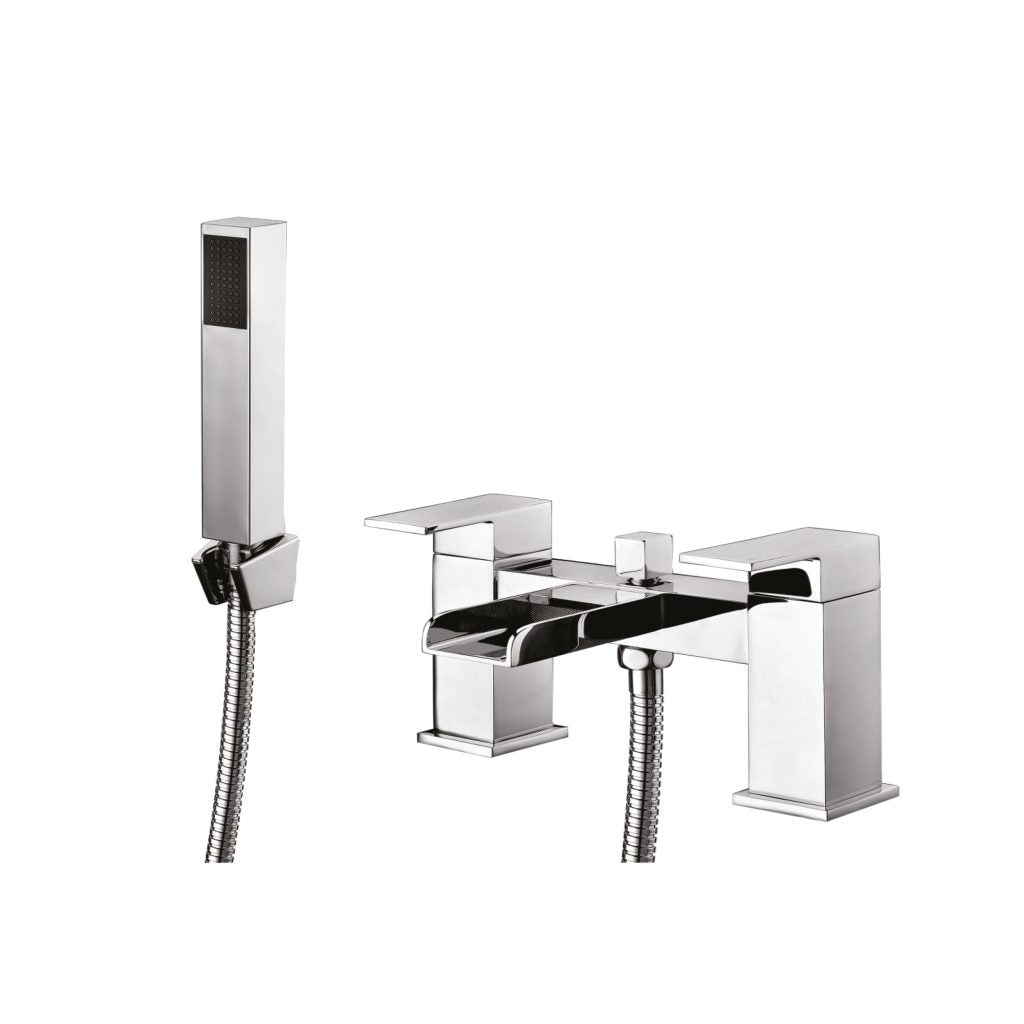 Victoria Bath Shower Mixer with shower kit and wall bracket
