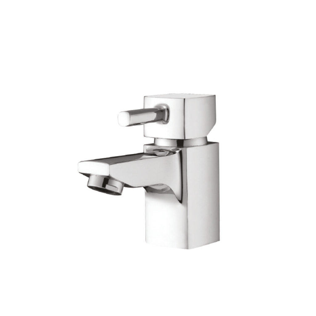 Forme Mini Mono Basin Mixer with Push Waste