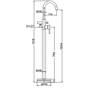 Premier Freestanding Bath Tap