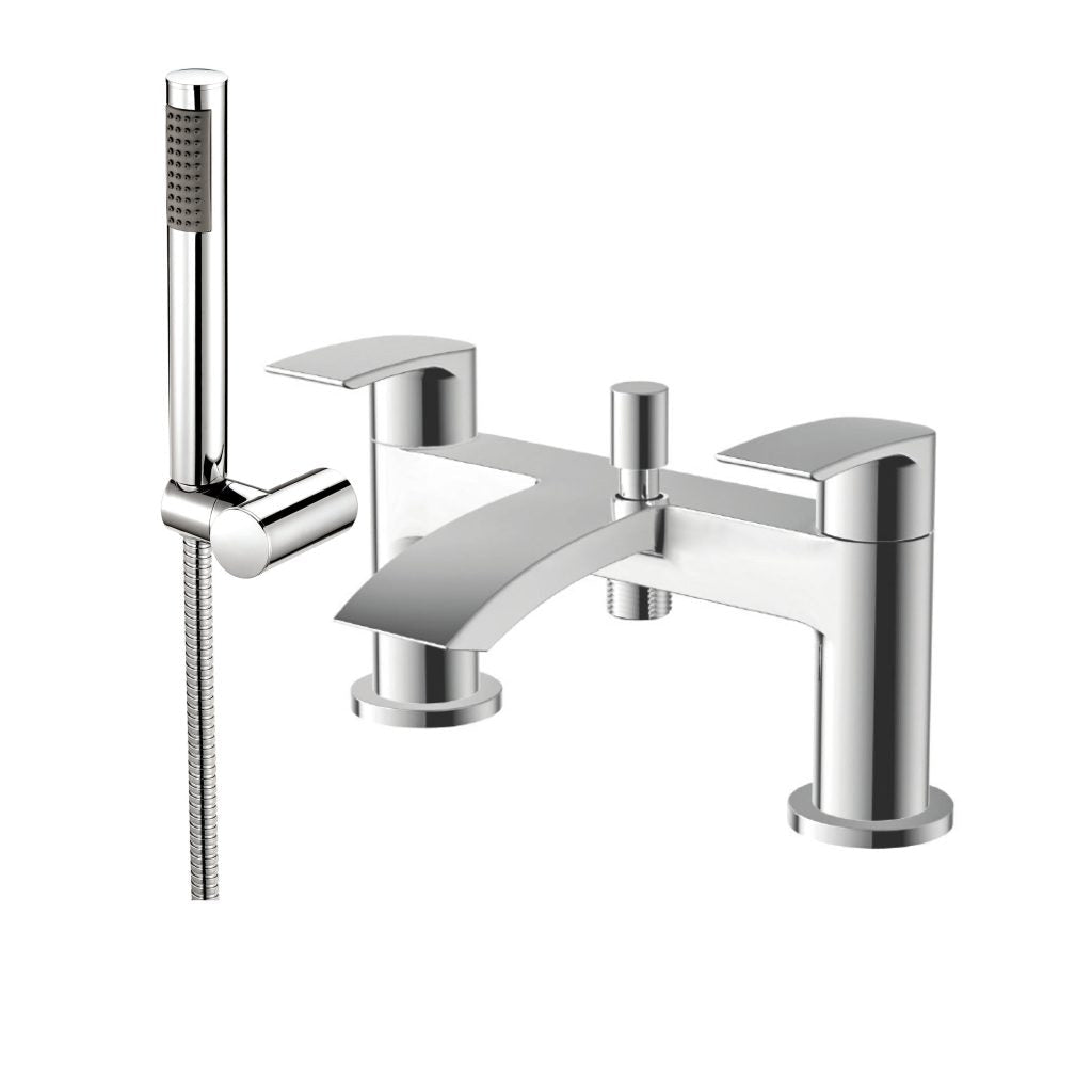 Belini Bath Shower Mixer with shower kit and wall bracket