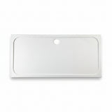 Low Profile Rectangular Shower Tray White 45mm waste inc
