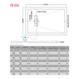 25mm Linear Slim Tray & Waste