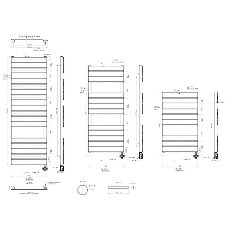 Trend Electric Square Ladder Radiator