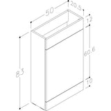 Venosa 1000mm F/S L-Shape Pack & Basin