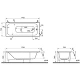 VitrA Balance 0TH Standard Bath