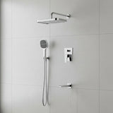 Azen Concealed Jet Shower/bath Mixer Polished Chrome