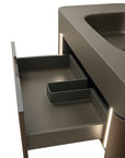 Zafiro Resin LED wall hung vanity set 1200MM X 500MM