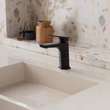 Tiva basin mixer tap matte black