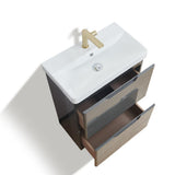 Judy Slimline floor standing vanity unit inc basin 600mm
