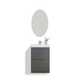 Judy Slimline floor standing vanity unit inc basin 600mm