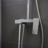 Clyro exposed shower mixer polished chrome